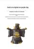 Exquisite Purple Clay God of Wealth Tea Pet - Tea Table Ornament for Wealth Attraction