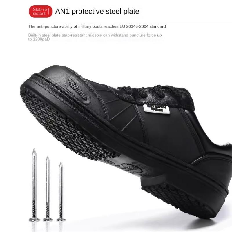 Säure- und laugenbeständige Arbeitsschutzschuhe, nicht müde nach langem Stehen, bruchsichere und stichfeste Arbeitsschuhe