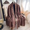 Double-Sided Imitation Cashmere Thickened Warm Camellia Scarf Air-Conditioned Room Travel Neck Shawl