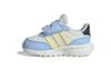 Neo Run 70S Slip Resistant Abrasion Resistant Low Top Toddler Shoes White Blue Infant And Toddler ID1156