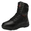 2022 Men's Waterproof Military Tactical High-Top Boots: Breathable Steel Toe Outdoor Footwear