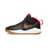 Team Hustle D 9 Textile, Leather Mid Top Basketball Shoes Black Gold Red Children Aged 3 7 Years Old AQ4225-011