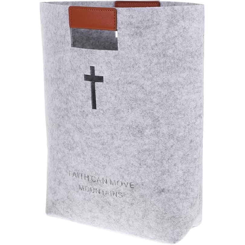 iplusmile Felt Bible Bag, Bible Protective Carrying Case Christian Church Bible Tote Bag Cross Bible Cover Bible Study Book Holder Bible Carrier for YMCG58D14BOUINT31DM954