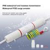 Gigabit PoE Networks  Arrester, RJ45 Gigabit Networking Surge Protector Outdoor Waterproof,Stable Connectivity