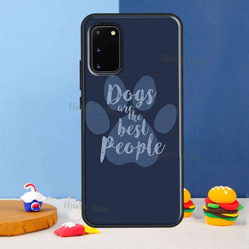Dog Foot Print Paw Colorful Pattern For Samsung Galaxy S21 S22 Ultra S20 FE Note 20 Ultra S8 S9 S10 Note 10 Plus Phone Case