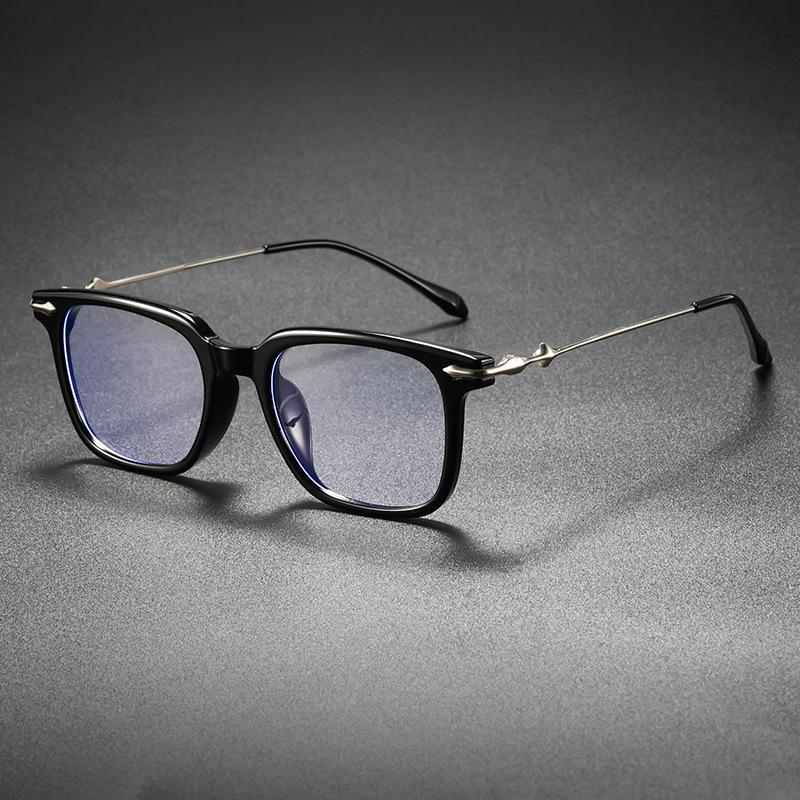 Men's and Women's Fashionable Blue Light Blocking Glasses Square Oversized Fashion Glasses High-Definition Computer Glasses