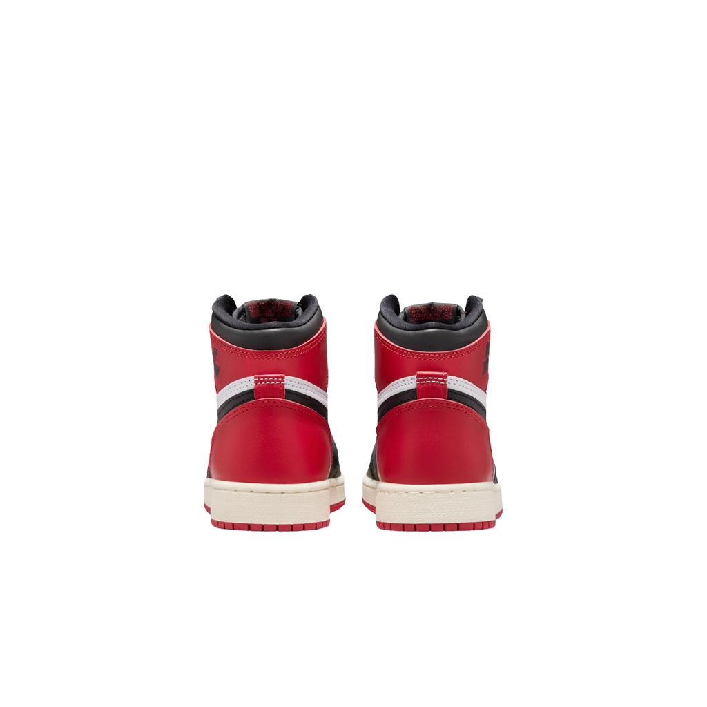 Air Jordan 1 Retro High OG GS Black Toe Reimagined Kids Sneakers Red Varsity-Red White FD1437-106