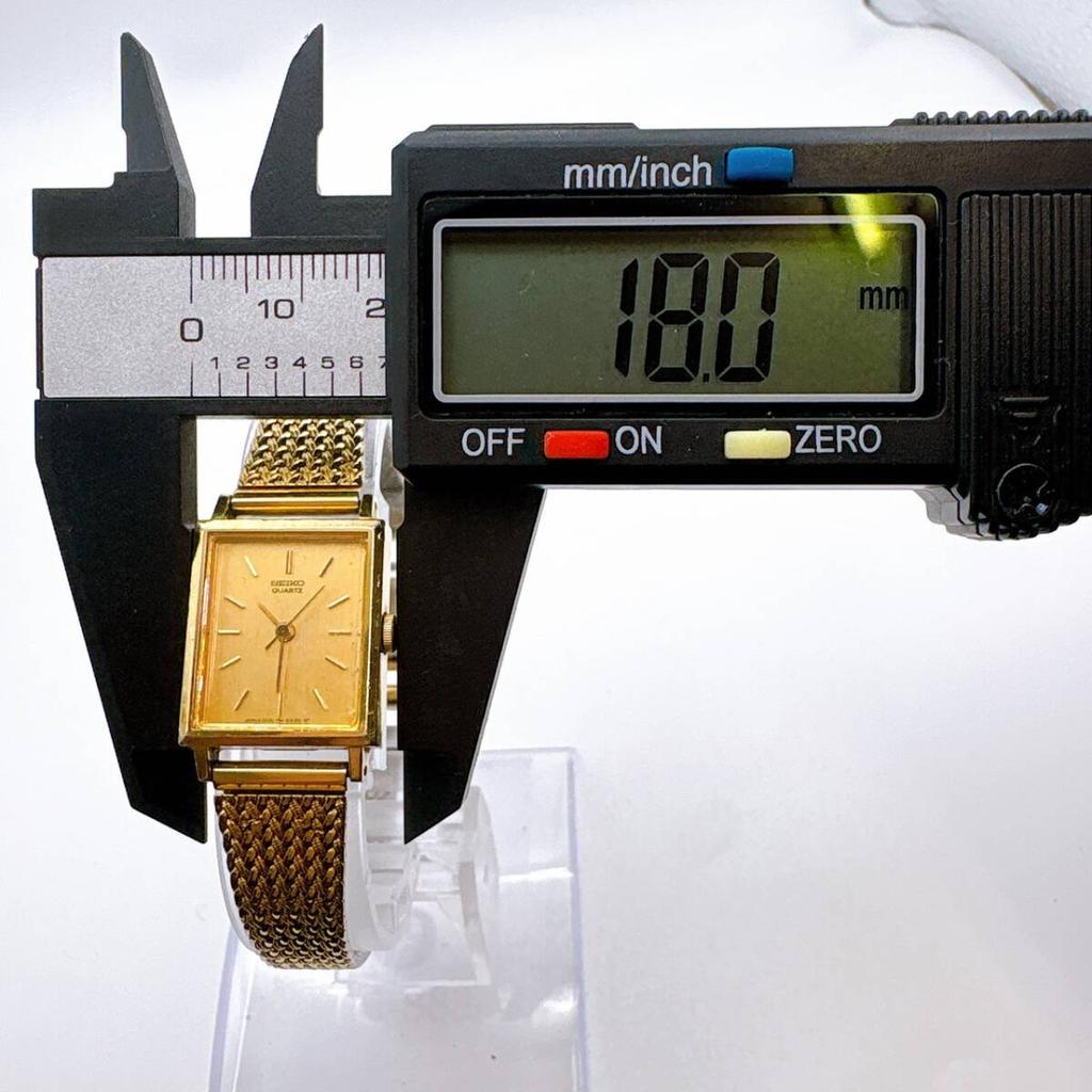 SEIKO Square Gold Watch [Working Condition] 2C21-5190