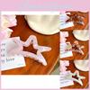 Elegant Acetate Star Hair Clip For Women Perfect For Spring 2024 Fashion Style