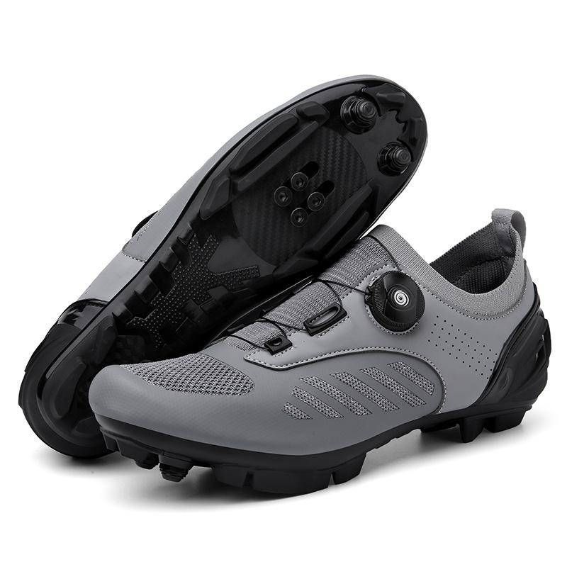 Foreign trade breathable bicycle shoes cycling shoes men and women road bike lock shoes mountain bike help shoes