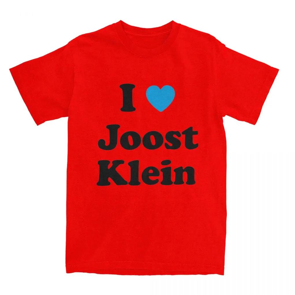 WoT Shirt I Love Joost Small Blue T Shirts Harajuku Summer Tees Y2K Basic Custom Logo Cotton Clothing Birthday Present