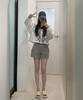 AWESOME STUDIO Dot Pattern Star Pants Melange Gray