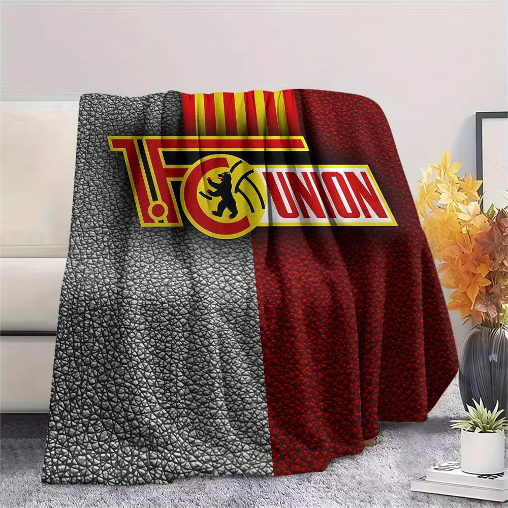 1.FC Union Berlin Flannel Blanket, High quality Comfortable for All Seasons, Home Decor, Warmth and Comfort