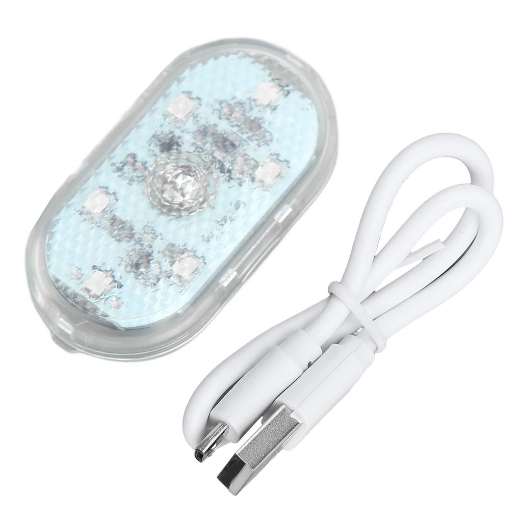 LED Car Light Touch Type Automobile Interior Mini Night Atmosphere Lamp Built in BatteryBlue