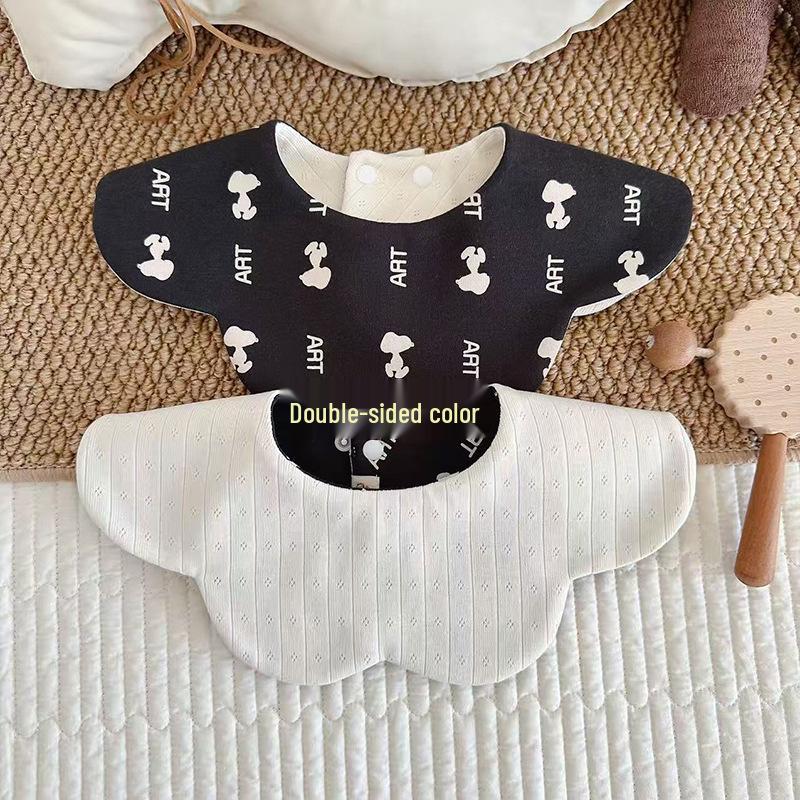 Koreanischer Stil Baumwolle Weich Wasserdicht Baby Sabberlätzchen, Doppelseitig, für 0-2 Jahre