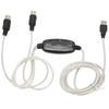 2 in 1 USB to MIDI Cable No Driver Needed MIDI Cord Adapter  for Windows Computer