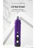 Rechargeable Pet Nail Grinder: Electric Trimmer for Large Dogs & Cats with Light, Low Vibration & Low Noise