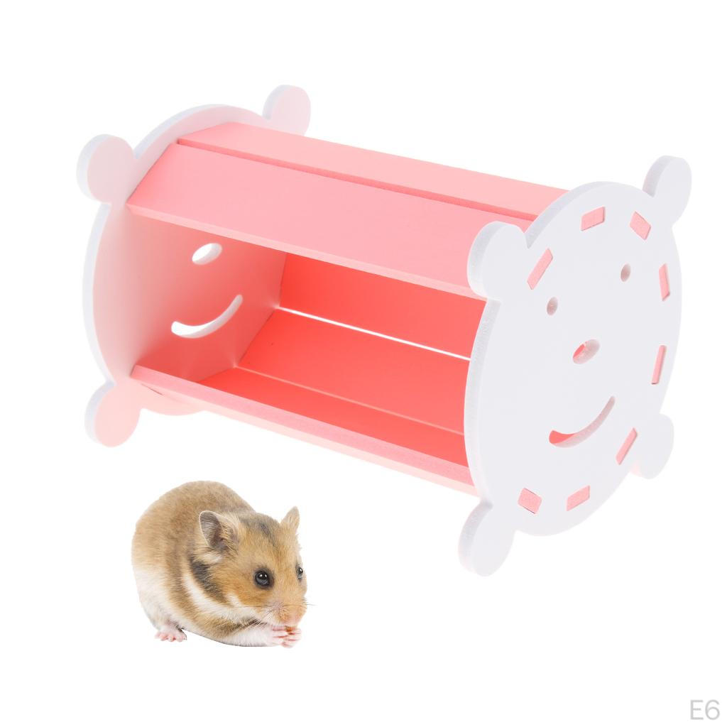 Animals Hideout Hamster House Deluxe Wooden Hut Play Tunnel Toys