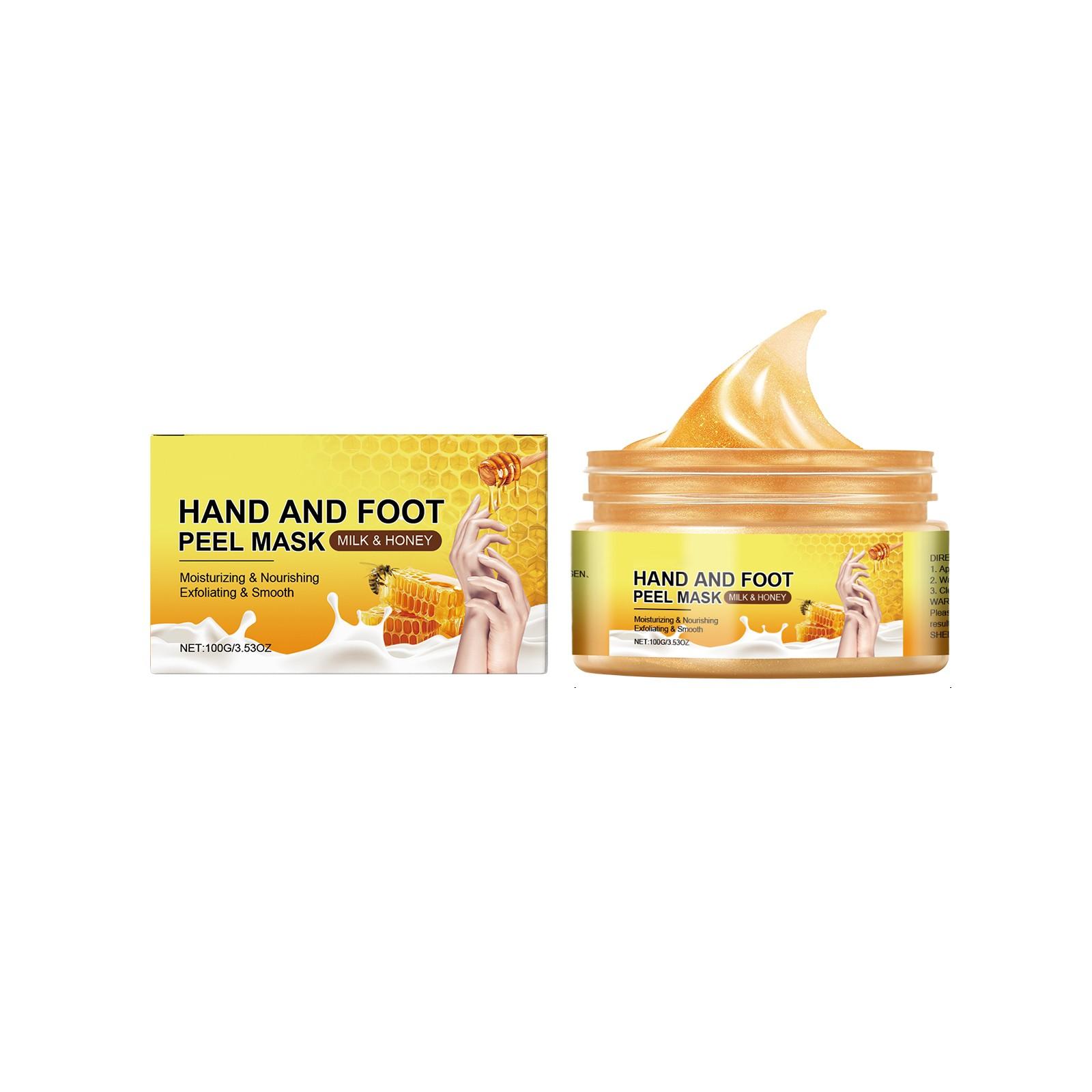 

Молоко Мед Отрывная Ручная Маска Воск Дамская Увлажняющая Гидратирующая Маска для Рук Питательная Отшелушивающая Маска для Рук Уход за Руками Мягкая