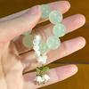 Xiaohongshu Peach Finger Twist Beads Around Finger Ring Super Fairy Peach Blossom Decompression Niche Design Student Pan Beads