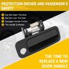 OCPTY Door Handles Exterior Front Driver Passeneger Side Replacement fit 1997-2001 for Camry Outside Door Handles Black(2pcs)