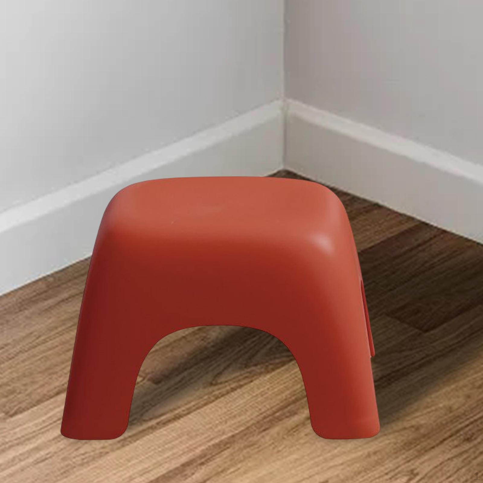 Living Room Small Stool Step Footrest Bench Toy Furniture Simple Home Round And Comfortable красный 970₽