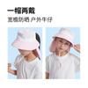 Spring and summer children's sunscreen hat Boys and girls neck bucket hat Outdoor children's hat UV protection sun hat