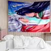 Inuyasha & Kagome Tapestry for Bedroom Aesthetic Classroom Tapestries Wall Hanging for Living Room Dorm Office,Ideal Creative Gift