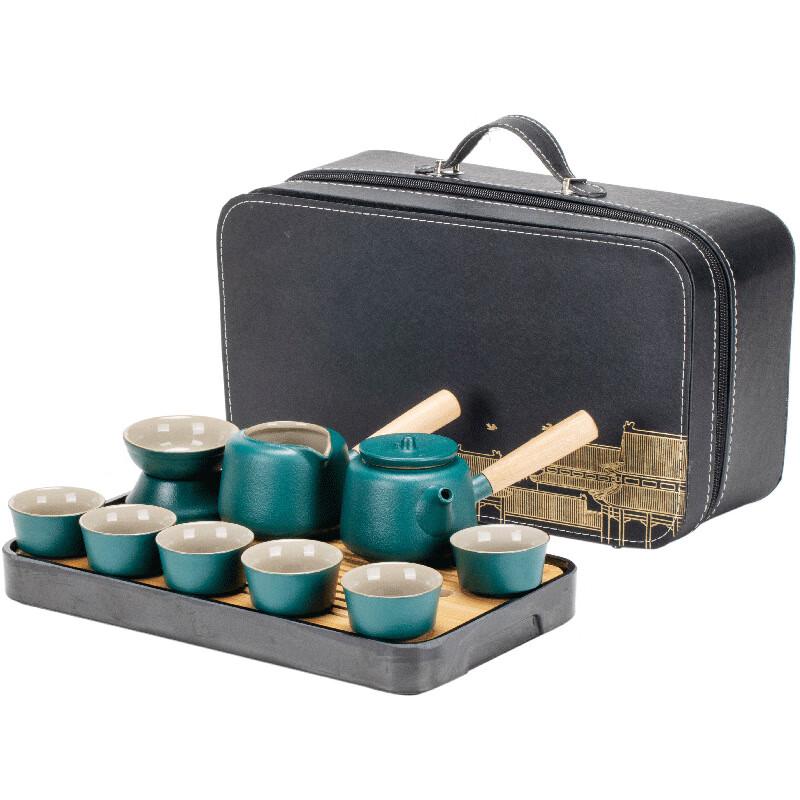 Black Pottery Tea Set