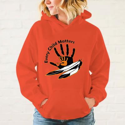 Y2k Hoodies Hot Sale Autumn And Winter Fashion Long-Sleeved Sweater Orange Shirt Day Every Child Matters Outdoor Sports Hoodie