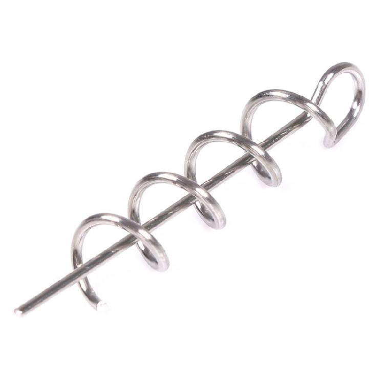 50Pcs Fishing Hook Steel Swivels Spring Single Rings Fishing Tackle Accessory