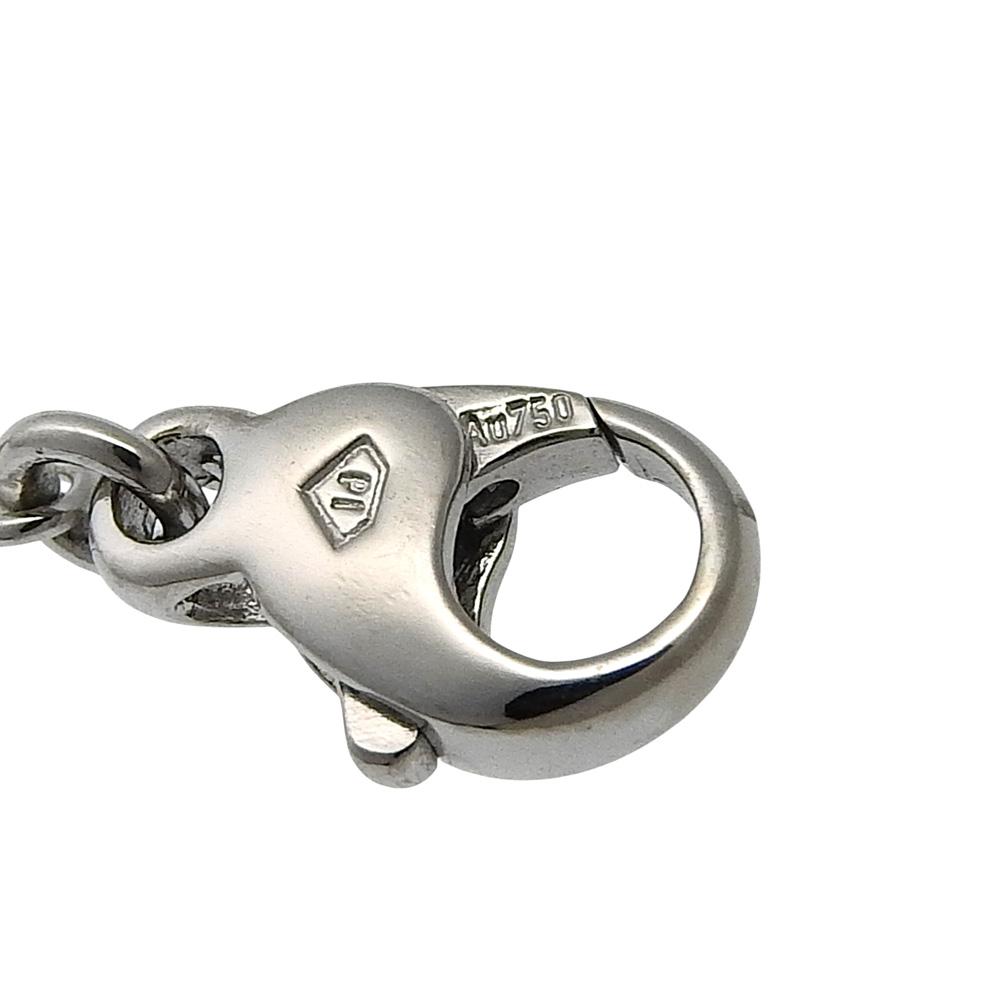 PIAGET Limelight Necklace heart Silver K18 white gold/diamond heart 7.8g Women Used