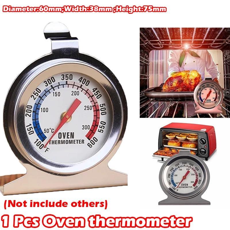 

1 шт. 50-300 °C/100-600 °F термометр для духовки, гриль, термометр для жарки, термометр для шеф-повара, кухонный термометр для приготовления пищи для выпечки барбекю, другие не входят в комплект