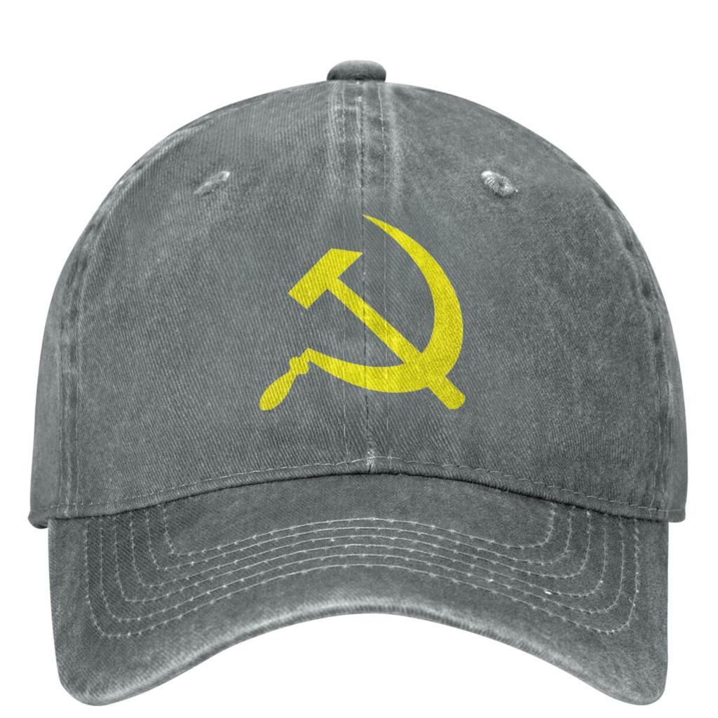 Soviet Union Baseball Cap Communism Gold Logo Running Hippie Yk Cool Trucker Hat Unisex Women Casual Sunshade Snapback Cap