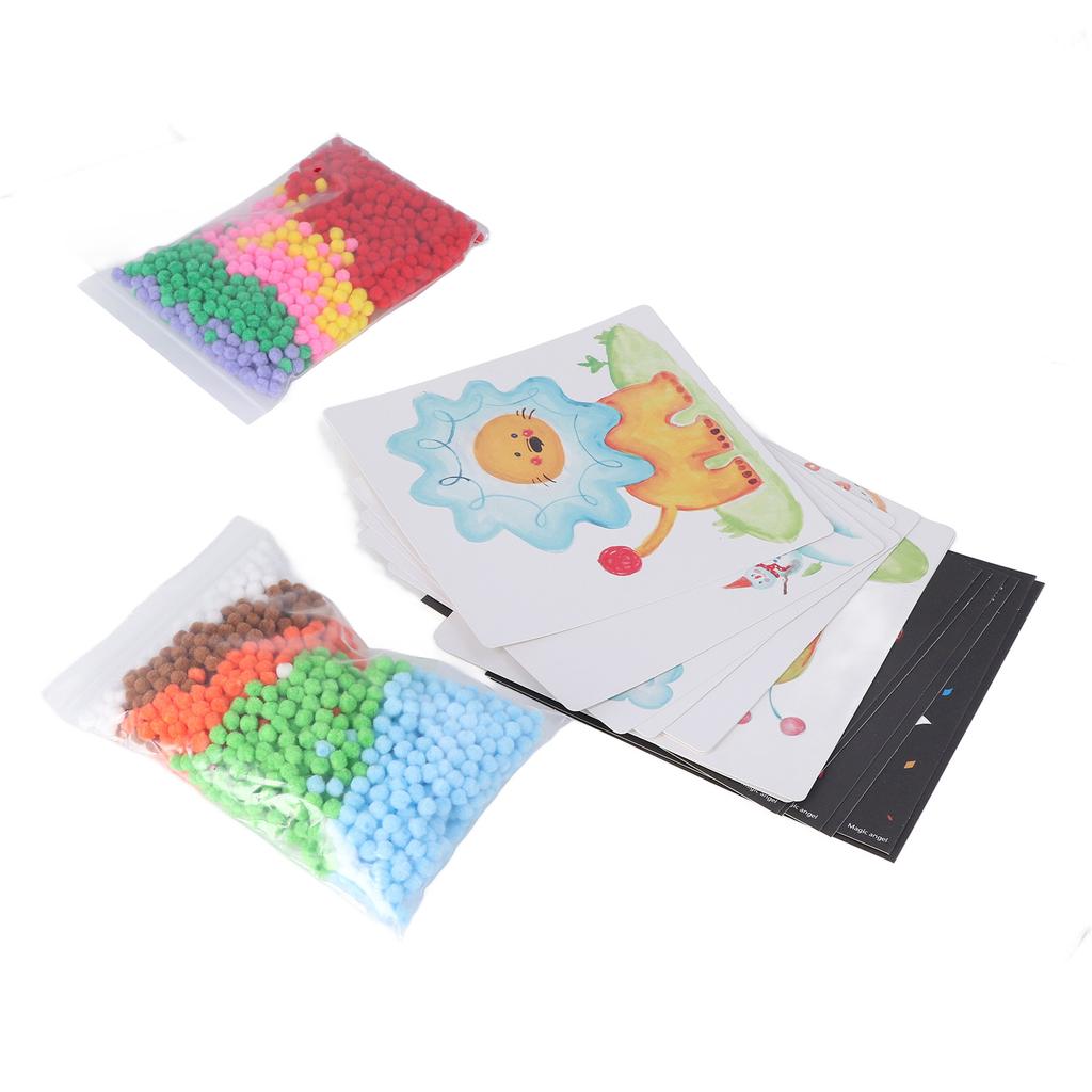 Mosaic Sticker Art Sticky DIY for Kids Enhanced Color Perception Exercise Hand Eye Coordination Handcraft Mosaic Art