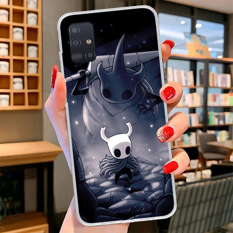 Hollow Knight Cartoon Cover Phone Case For Samsung Galaxy A12 A22 A32 A52 A72 A02S Phone Case Note 20 Ultra 10 S10 Plus A51 A71