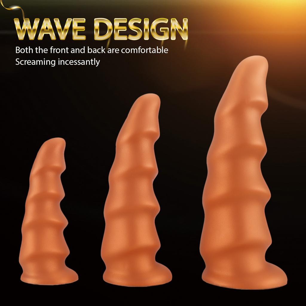 Anal Plug Set, 3 Pcs Silicone Butt Plugs for Beginners, Anal Sex Toys for Men Women