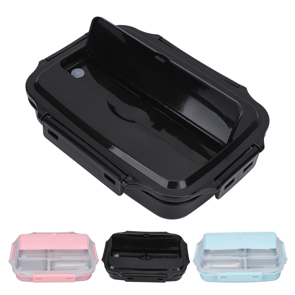 Kids Lunch Containers Thermal Insulation Lunch Box 304 Stainless Steel Four Sided Buckle Design for for School
