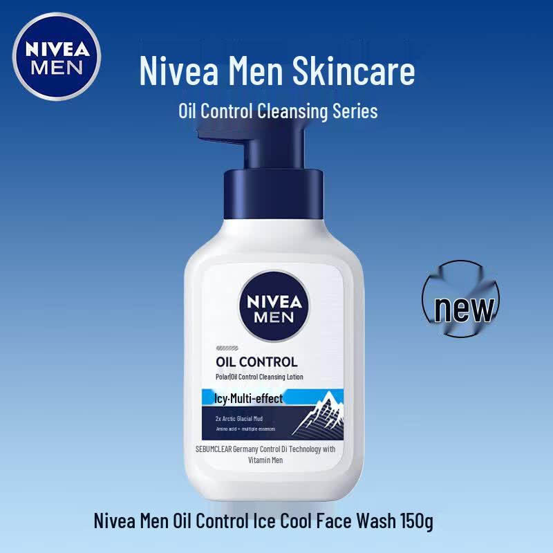 NIVEA MEN Oil Control Icy Facial Cleanser