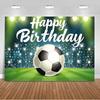 Jungen Fußballfeld-Thema Geburtstagsparty Banner Hintergrund, Erwachsenen- und Kindergeburtstagsparty Dekoration Fotografie Hintergrund