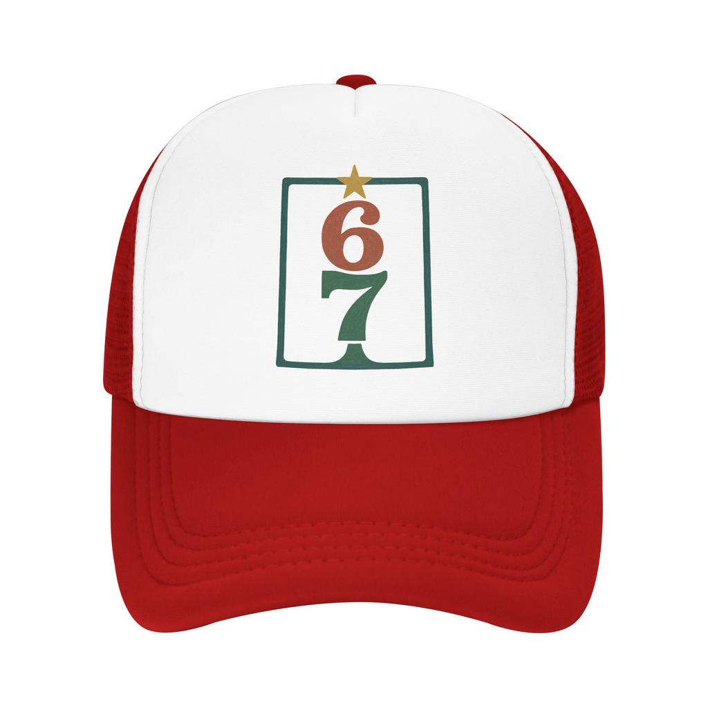 Individuelle Punk Unisex Sechs Sieben Baseballkappe für Erwachsene Verstellbare Dad Hat für Unisex Damen Hip Hop