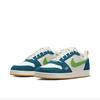 Nike Court Borough PRM Abrasion Resistant Slip Resistant Low top Skateboard Shoes Men's Blue Green 844881-100(Team1392-WOLF)