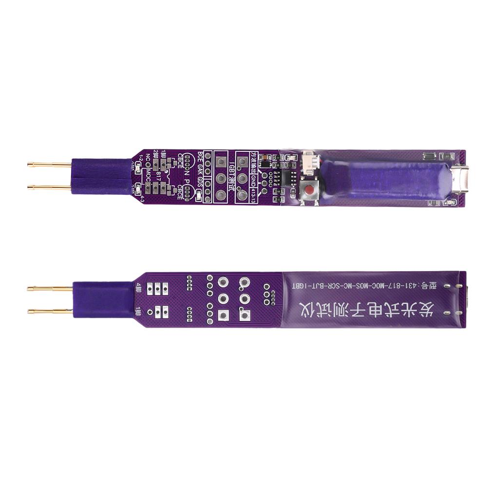 

Optocoupler Tester Optocoupler Test Detection Tool Optocoupler Online Test Module Optocoupler Electronic Repair Tool DC5V Type-C фіолетовий