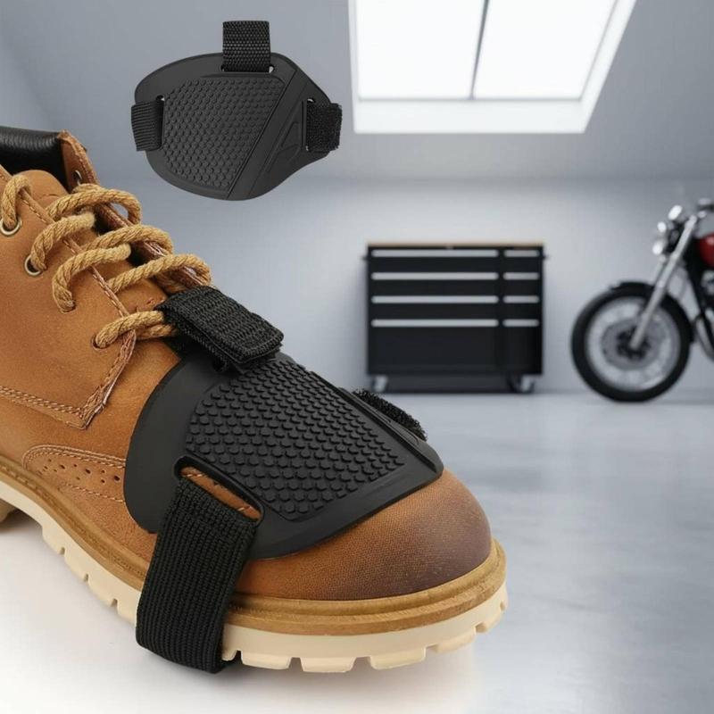 Motorcycle Gear Shoe Protector Textured Motorcycle Shoe Protector Pad Boot Cover Reinforced Riding Gear Scratch Protection