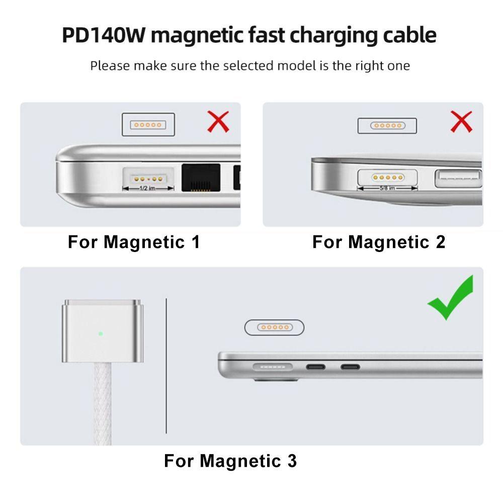 Magnetic USB Type-C Converter Laptop Laptop Connector for MacBook Air/Pro 14 16