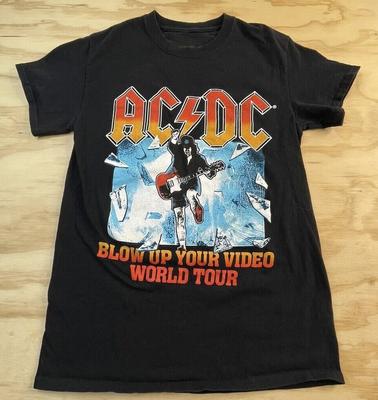 Vintage AC DC Band Blow Up Your Video World Tour Μπλουζάκι Unisex Συναυλίας S έως 5XL SG118 Unisex T-Shirt