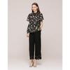 SON JUNG WAN Butterfly Print Shirring Blouse Zdr6262081