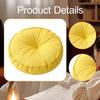 Round Floor Pillow, Multipurpose Floor Cushion Pad, Seating Cushion for Sitting Office
