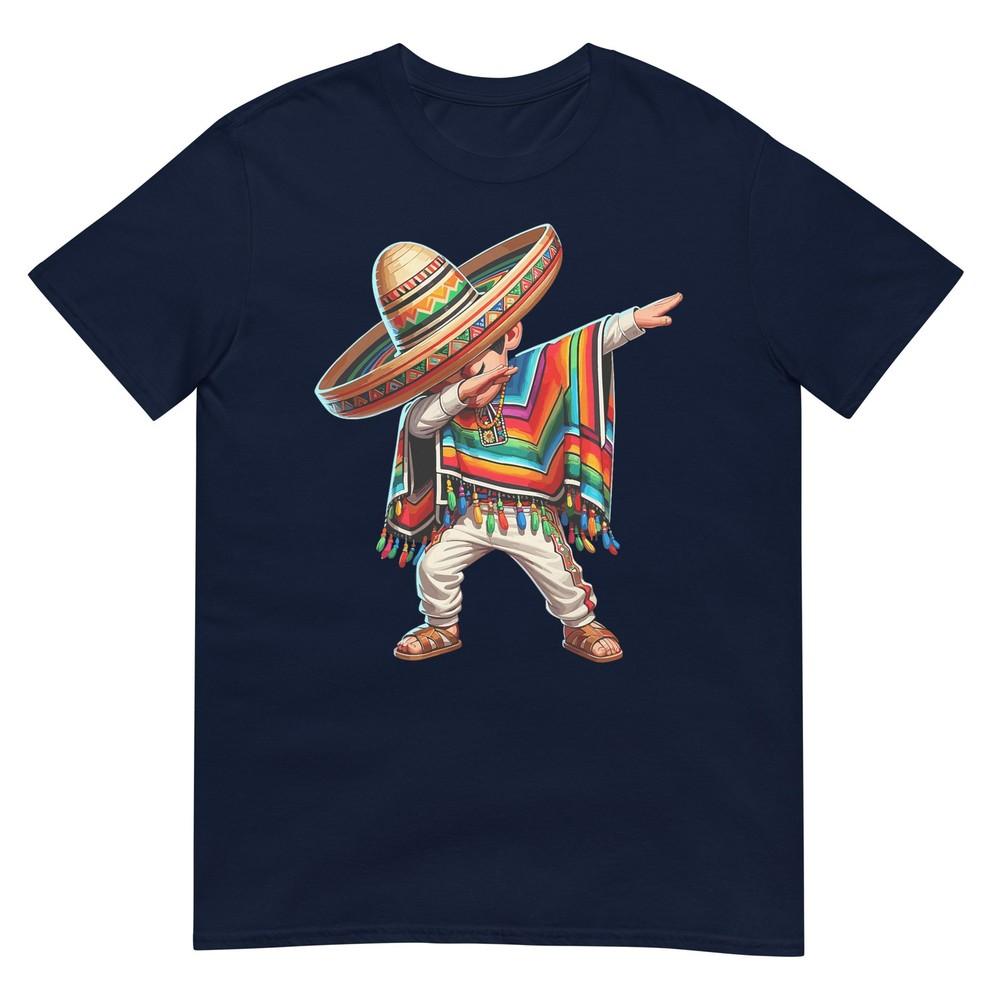 Mexican Boy Dabbing Poncho Cinco De Mayo TShirt S