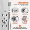 VEVOR Shower Panel System, 6 Shower Modes, Digital Display Shower Panel Tower, Rainfall, 8 Massage Jets, Tub Spout